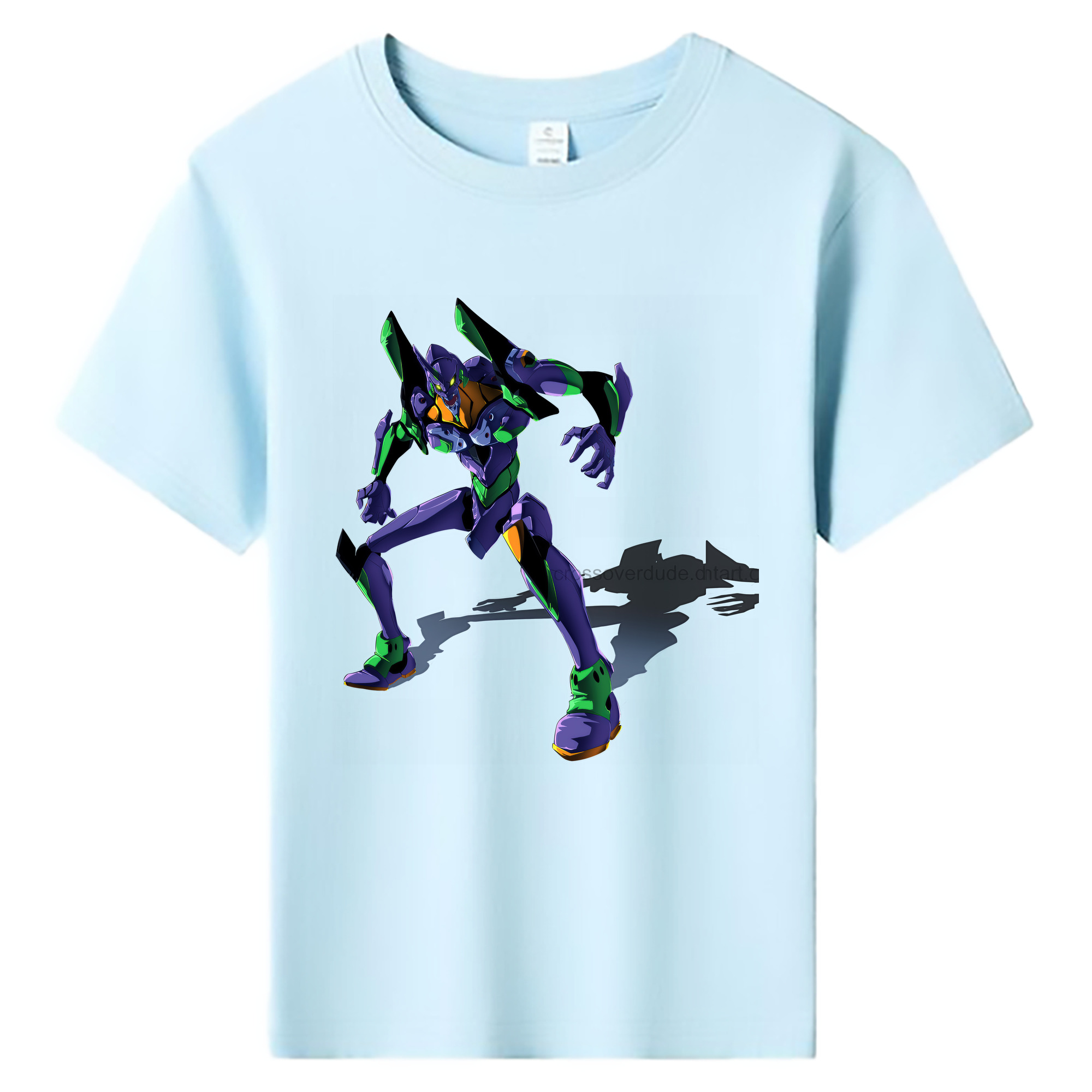 （画像用） EVA 新世紀エヴァンゲリオン 綿100％キッズTシャツ（フロントプリント）